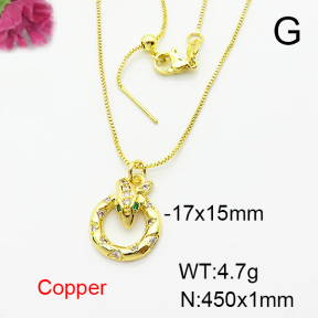 Fashion Copper Necklace  F6N404199aakl-L024