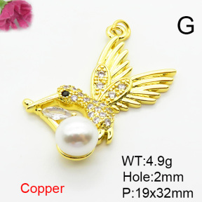 Fashion Copper Pendant  F6P400265baka-L024