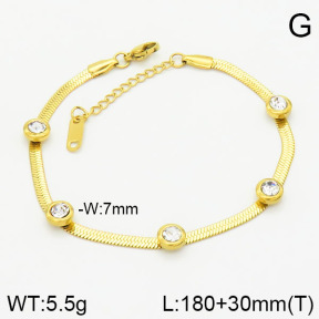 Stainless Steel Bracelet  2B4001635bbml-436