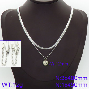 Stainless Steel Necklace  2N2001406bbov-436