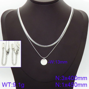 Stainless Steel Necklace  2N2001408bbov-436