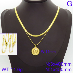 Stainless Steel Necklace  2N2001415bhva-436