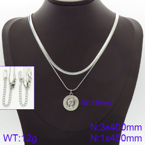 Stainless Steel Necklace  2N2001416bbov-436