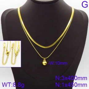 Stainless Steel Necklace  2N2001417bhva-436