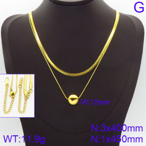 Stainless Steel Necklace  2N2001425bhva-436