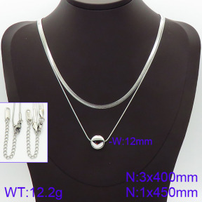 Stainless Steel Necklace  2N2001426bbov-436