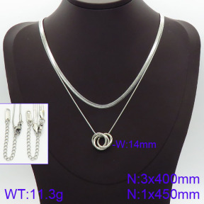 Stainless Steel Necklace  2N2001428bbov-436