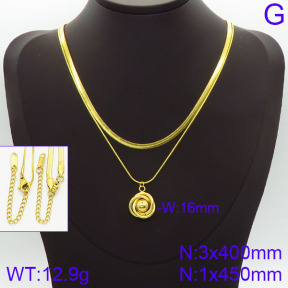 Stainless Steel Necklace  2N2001429bhva-436