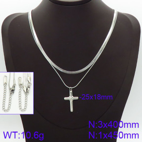 Stainless Steel Necklace  2N2001432bbov-436