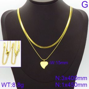 Stainless Steel Necklace  2N2001435bhva-436