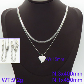 Stainless Steel Necklace  2N2001436bbov-436
