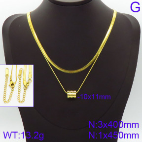 Stainless Steel Necklace  2N2001437bhva-436