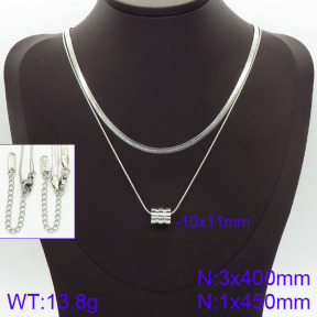 Stainless Steel Necklace  2N2001438bbov-436