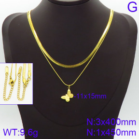 Stainless Steel Necklace  2N2001443bhva-436