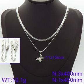 Stainless Steel Necklace  2N2001444bbov-436
