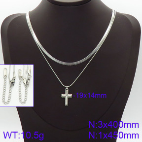 Stainless Steel Necklace  2N2001446bbov-436