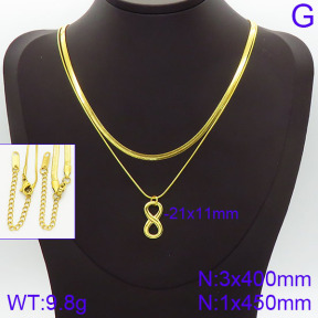 Stainless Steel Necklace  2N2001447bhva-436