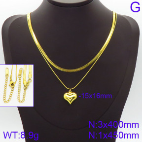 Stainless Steel Necklace  2N2001449bhva-436