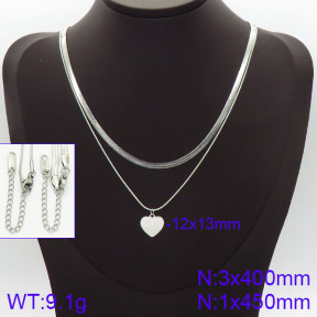 Stainless Steel Necklace  2N2001452bbov-436