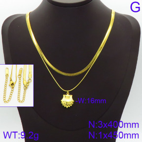 Stainless Steel Necklace  2N2001453bhva-436