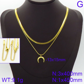 Stainless Steel Necklace  2N2001455bhva-436