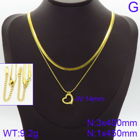 Stainless Steel Necklace  2N2001457bhva-436