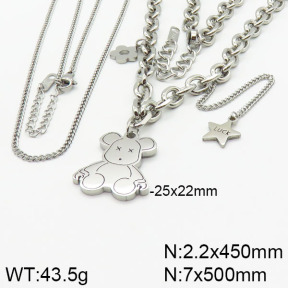 Stainless Steel Necklace  2N2001512bhia-669