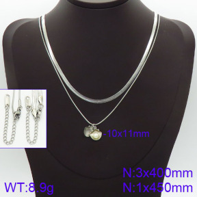 Stainless Steel Necklace  2N3000707bbov-436