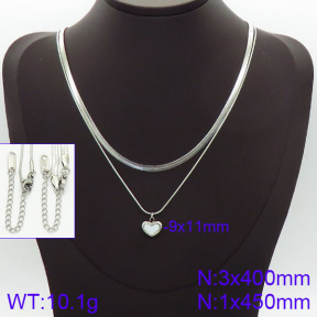 Stainless Steel Necklace  2N3000709bbov-436