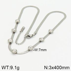 Stainless Steel Necklace  2N4001006vbnl-436