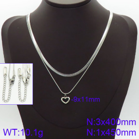 Stainless Steel Necklace  2N4001022bbov-436