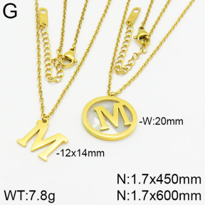 Stainless Steel Necklace  2N4001048bhia-669