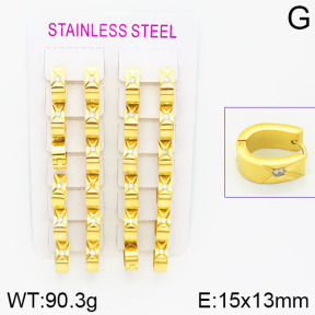 Stainless Steel Earrings  2E4001429bmmb-387