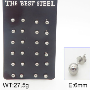 Stainless Steel Earrings  5E2001417bhia-256