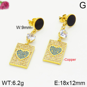 Fashion Copper Earrings  F2E400736vhkb-J48