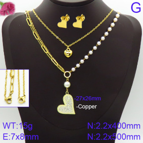 Fashion Copper Sets  F2S001859ahpv-J48