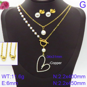 Fashion Copper Sets  F2S001861vhov-J48