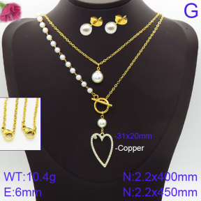 Fashion Copper Sets  F2S001863vhov-J48