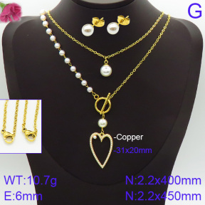 Fashion Copper Sets  F2S001869vhov-J48
