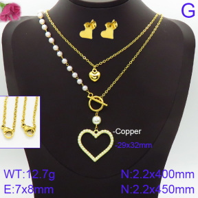 Fashion Copper Sets  F2S001871vhov-J48