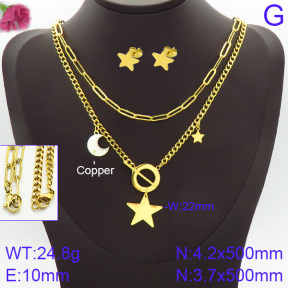 Fashion Copper Sets  F2S001894vhov-J48