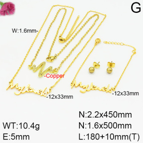 Fashion Copper Sets  F2S001900vhkl-J48