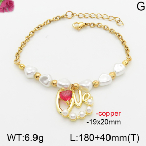 Fashion Copper Bracelet  F5B301293bhia-J39