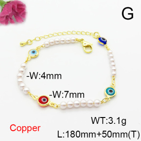 Fashion Copper Bracelet  F6B300730ablb-L002