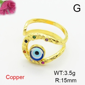 Fashion Copper Ring  F6R300301baka-L002