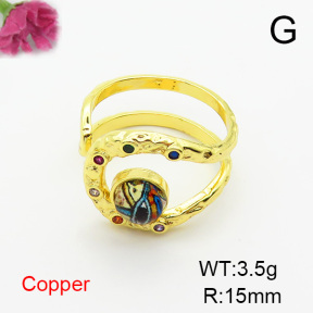 Fashion Copper Ring  F6R300305baka-L002