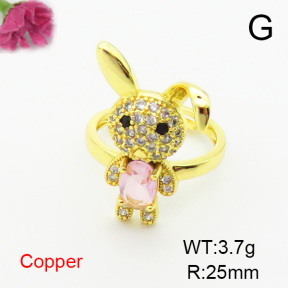 Fashion Copper Ring  F6R401077ablb-L002