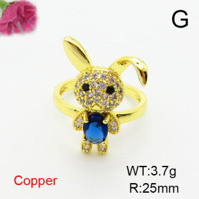 Fashion Copper Ring  F6R401078ablb-L002