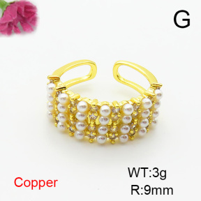 Fashion Copper Ring  F6R401082vbll-L002