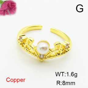 Fashion Copper Ring  F6R401086aajl-L002